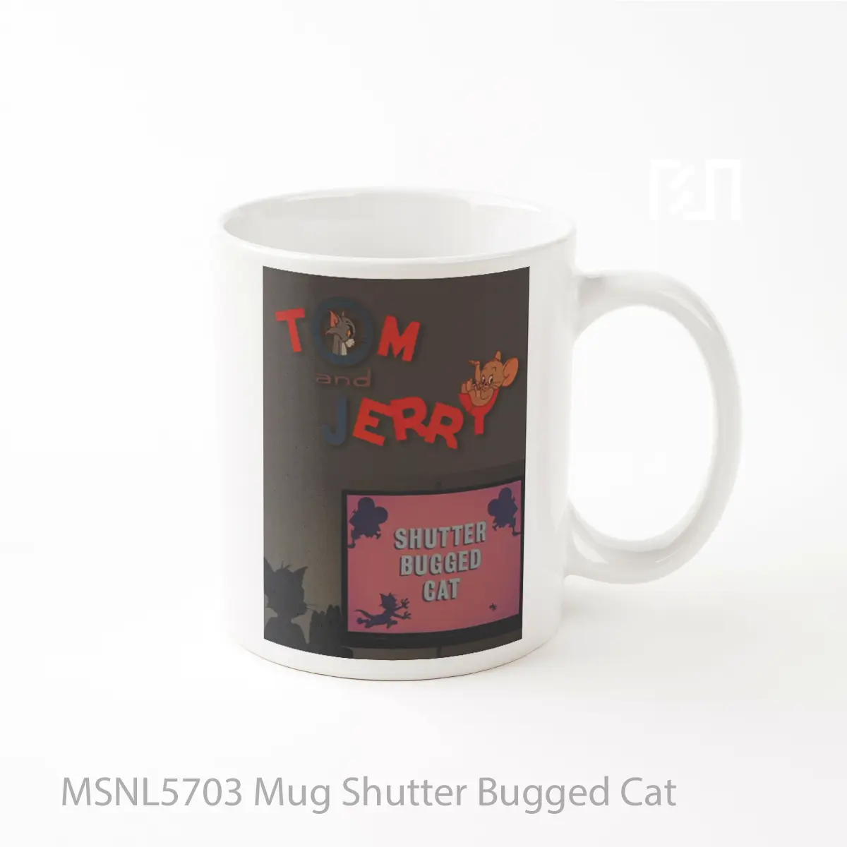 Mug Shutter Bugged Cat Gelas Keramik Tema Film MSNL5703