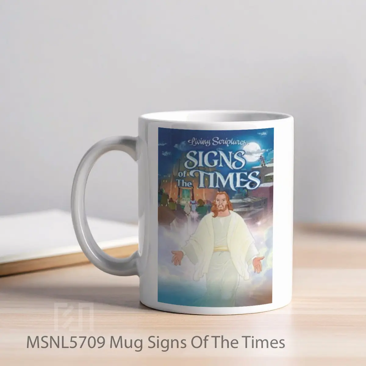 Mug Signs Of The Times Gelas Keramik Tema Film MSNL5709 - Tampak Kiri