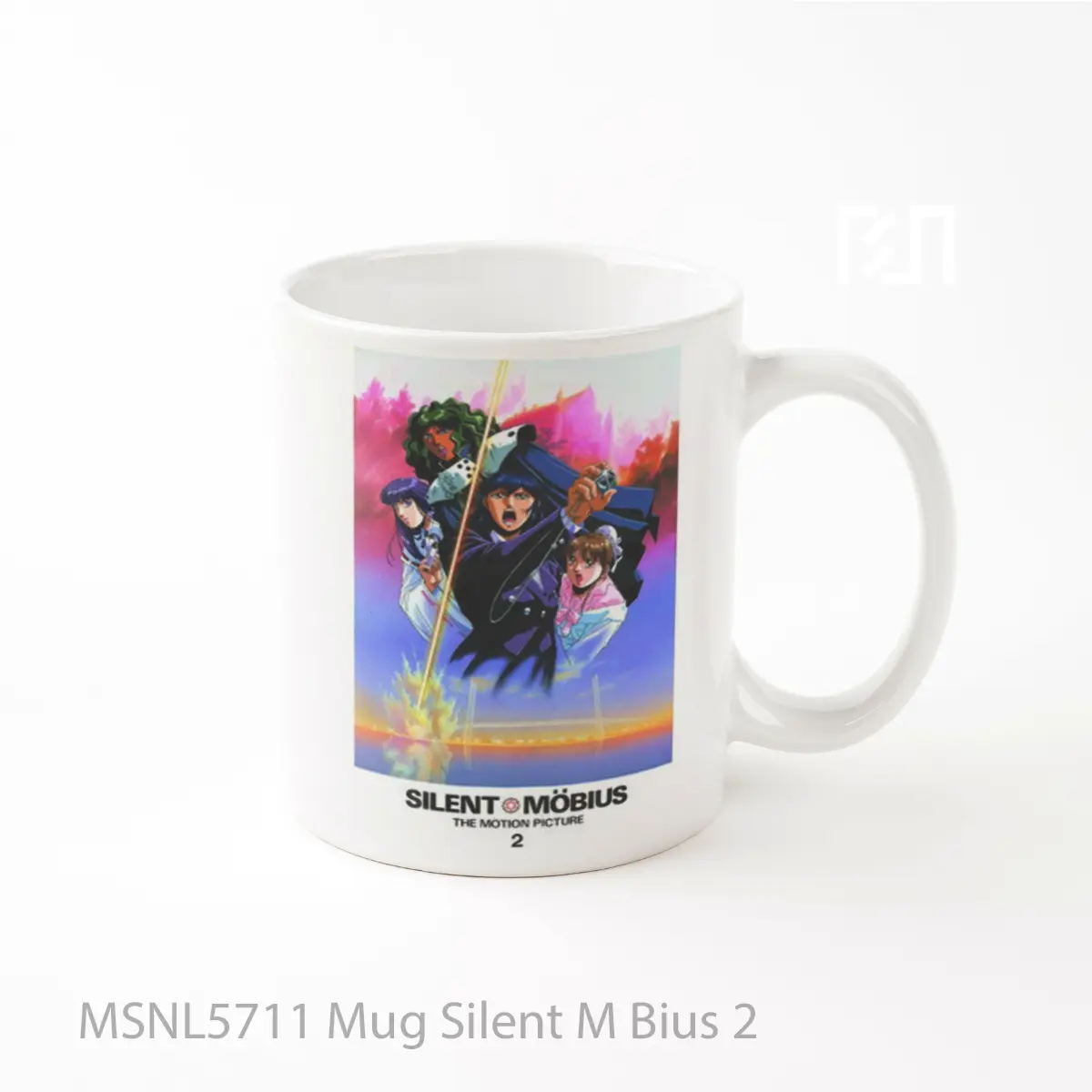 Mug Silent M Bius 2 Gelas Keramik Tema Film MSNL5711