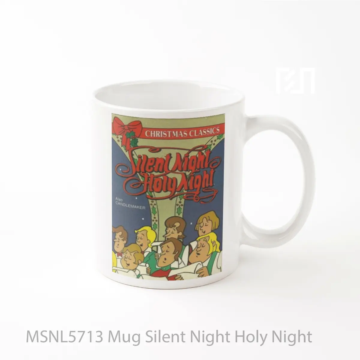 Mug Silent Night Holy Night Gelas Keramik Tema Film MSNL5713