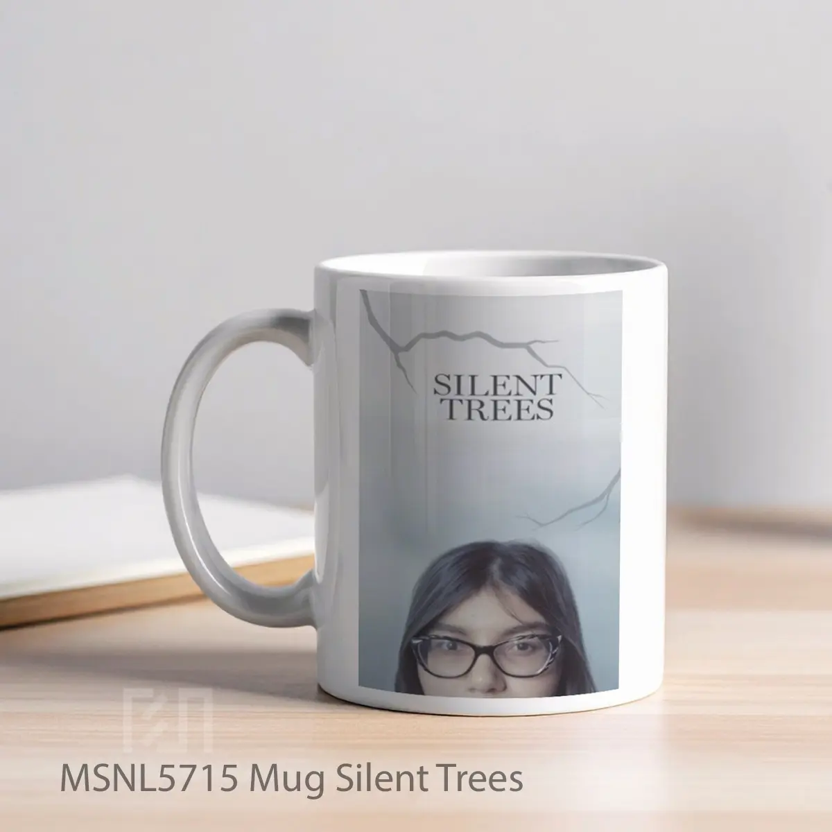 Mug Silent Trees Gelas Keramik Tema Film MSNL5715 - Tampak Kiri