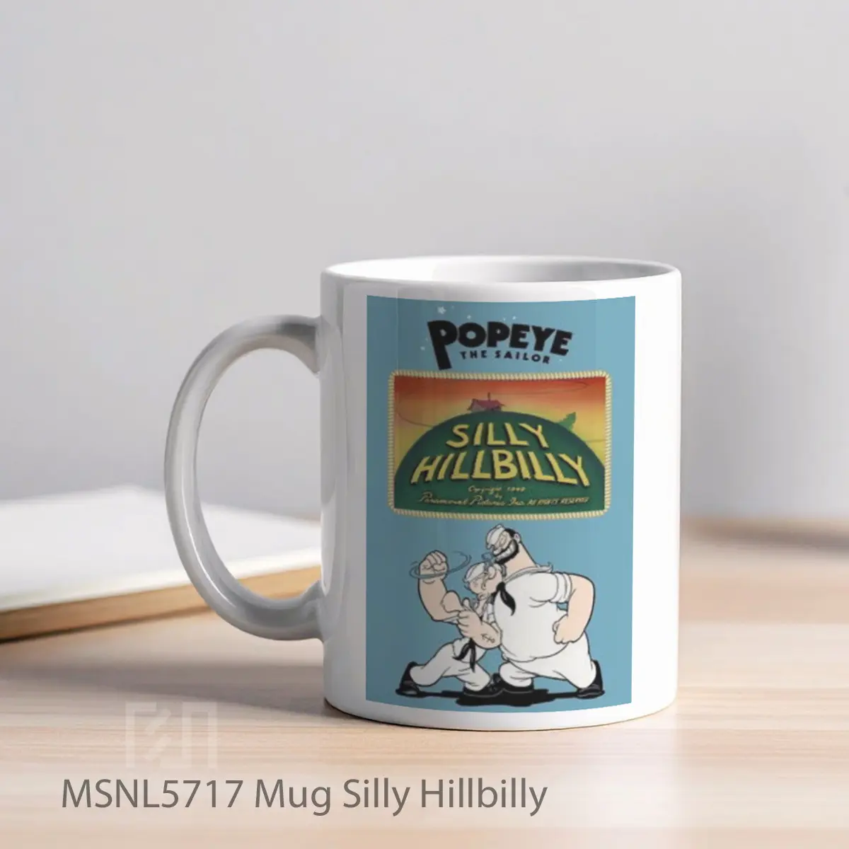 Mug Silly Hillbilly Gelas Keramik Tema Film MSNL5717 - Tampak Kiri
