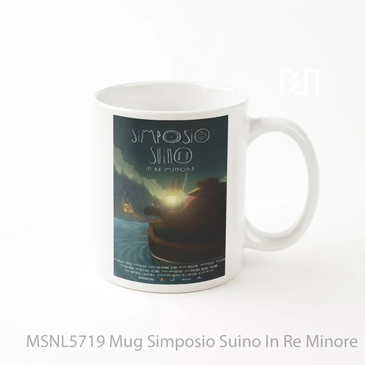 Mug Simposio Suino In Re Minore Gelas Keramik Tema Film MSNL5719