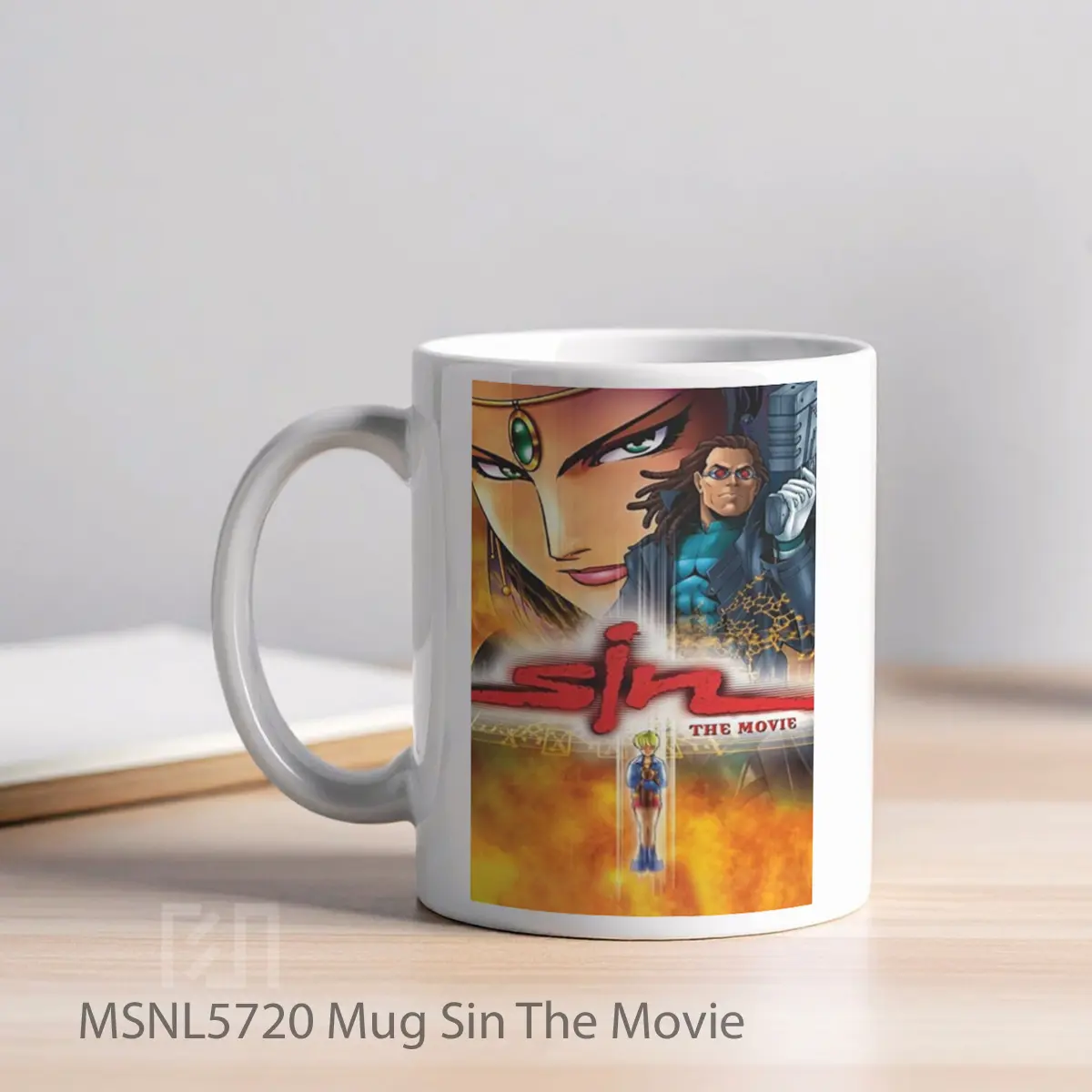 Mug Sin The Movie Gelas Keramik Tema Film MSNL5720 - Tampak Kiri