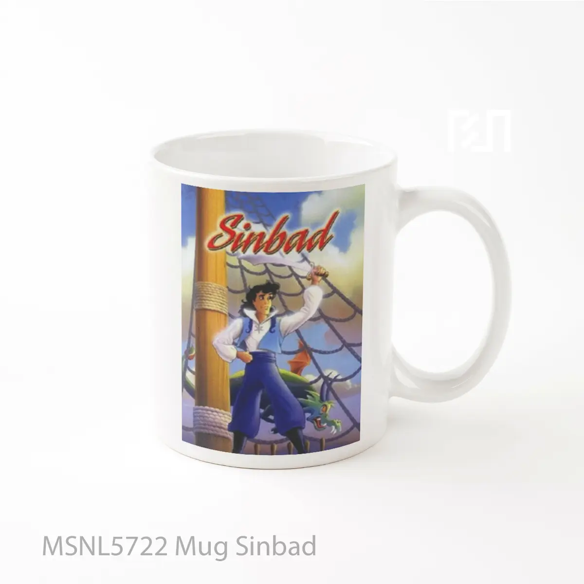 Mug Sinbad Gelas Keramik Tema Film MSNL5722