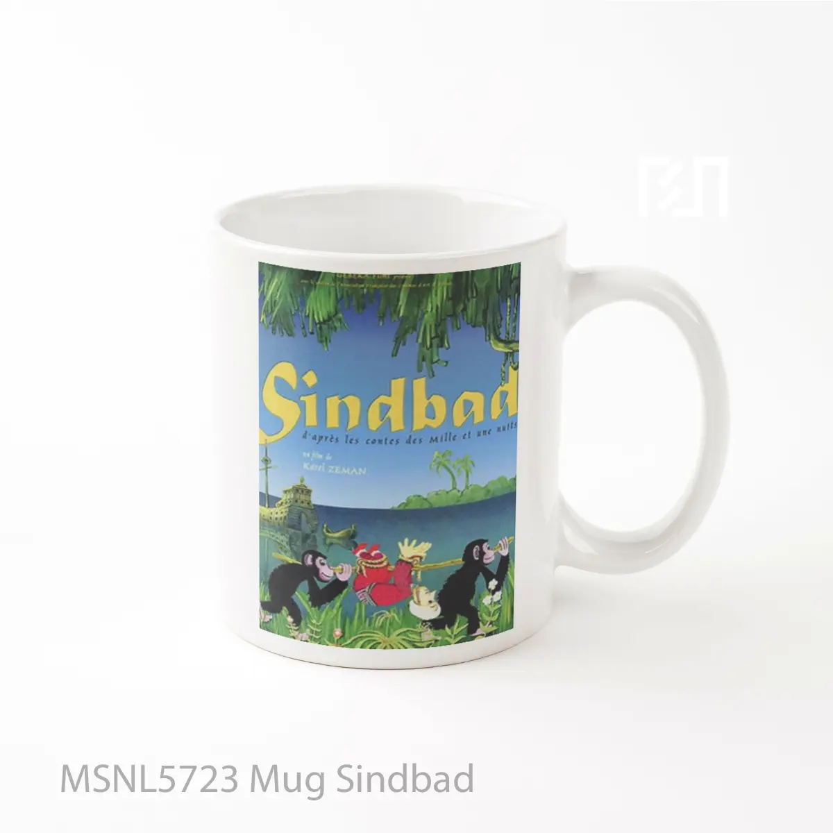 Mug Sindbad Gelas Keramik Tema Film MSNL5723