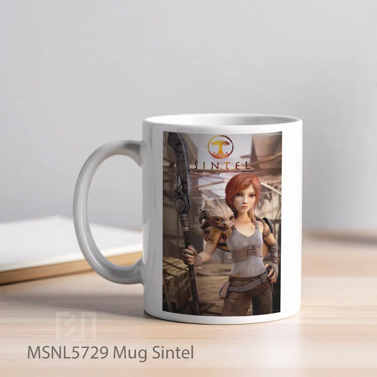 Mug Sintel Gelas Keramik Tema Film MSNL5729 - Tampak Kiri