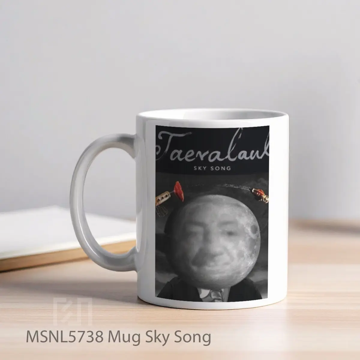 Mug Sky Song Gelas Keramik Tema Film MSNL5738 - Tampak Kiri
