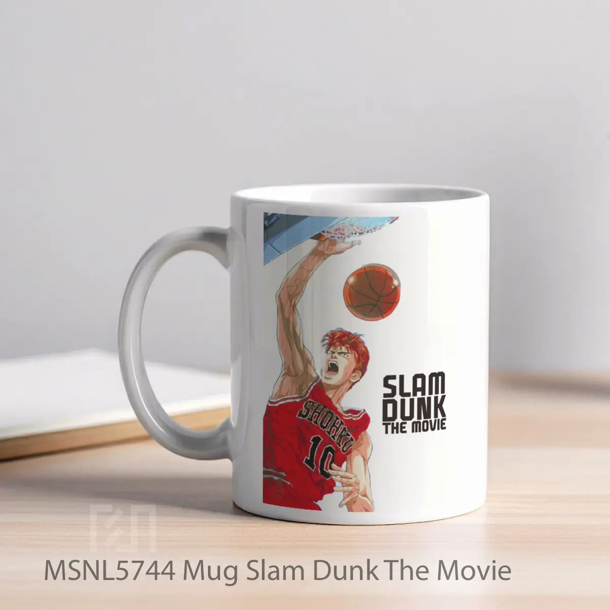 Mug Slam Dunk The Movie Gelas Keramik Tema Film MSNL5744 - Tampak Kiri