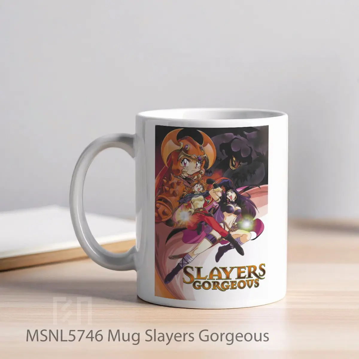 Mug Slayers Gorgeous Gelas Keramik Tema Film MSNL5746 - Tampak Kiri