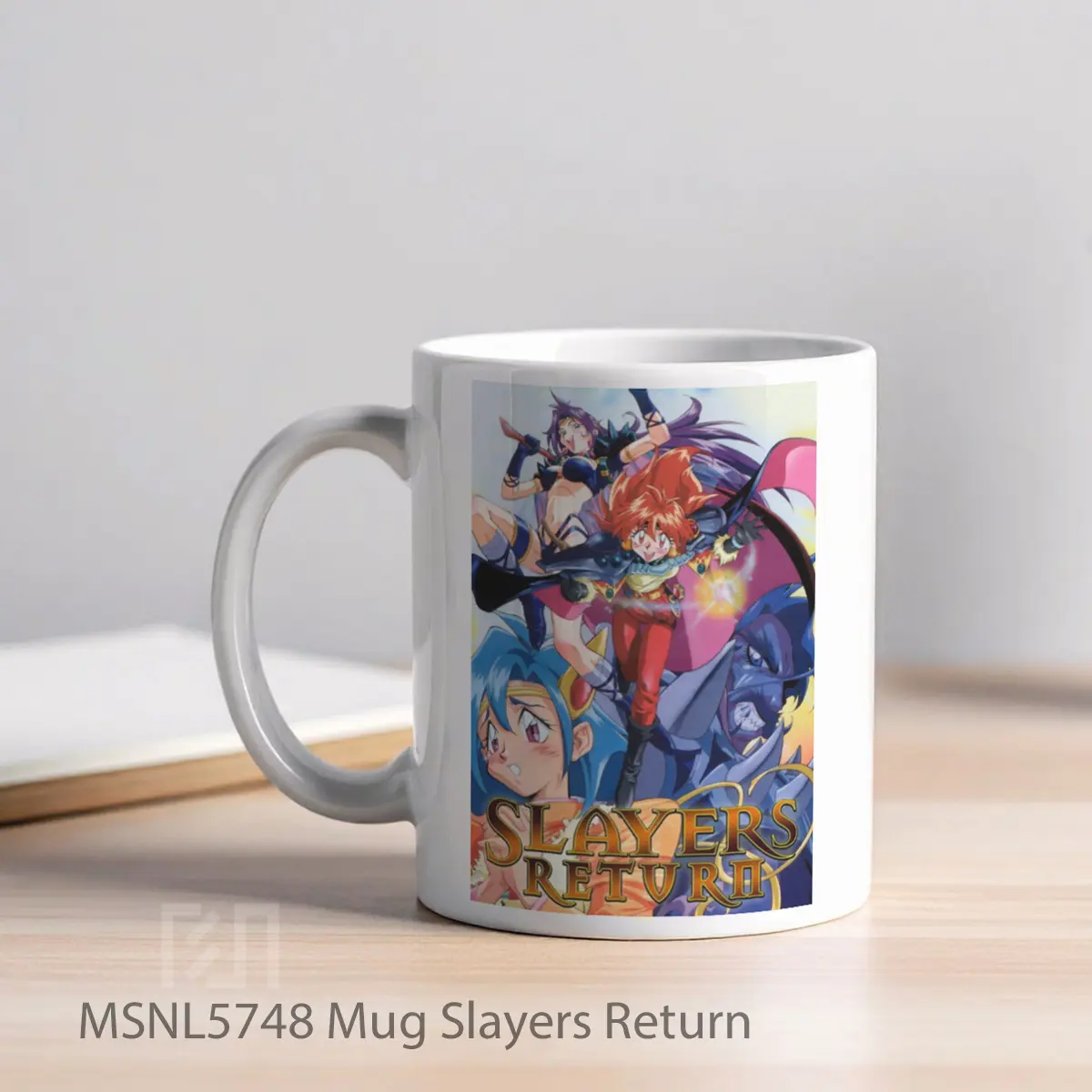 Mug Slayers Return Gelas Keramik Tema Film MSNL5748 - Tampak Kiri