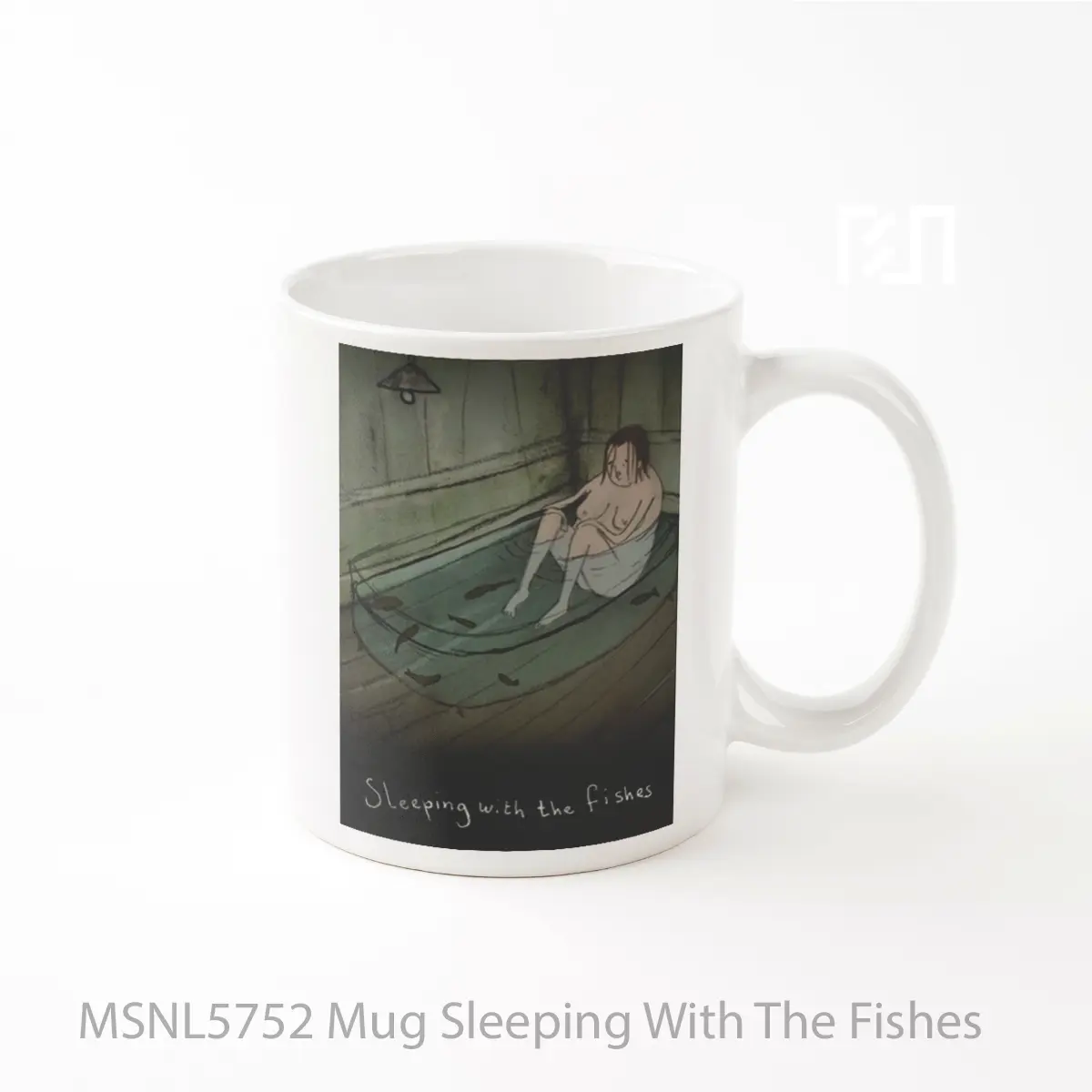 Mug Sleeping With The Fishes Gelas Keramik Tema Film MSNL5752
