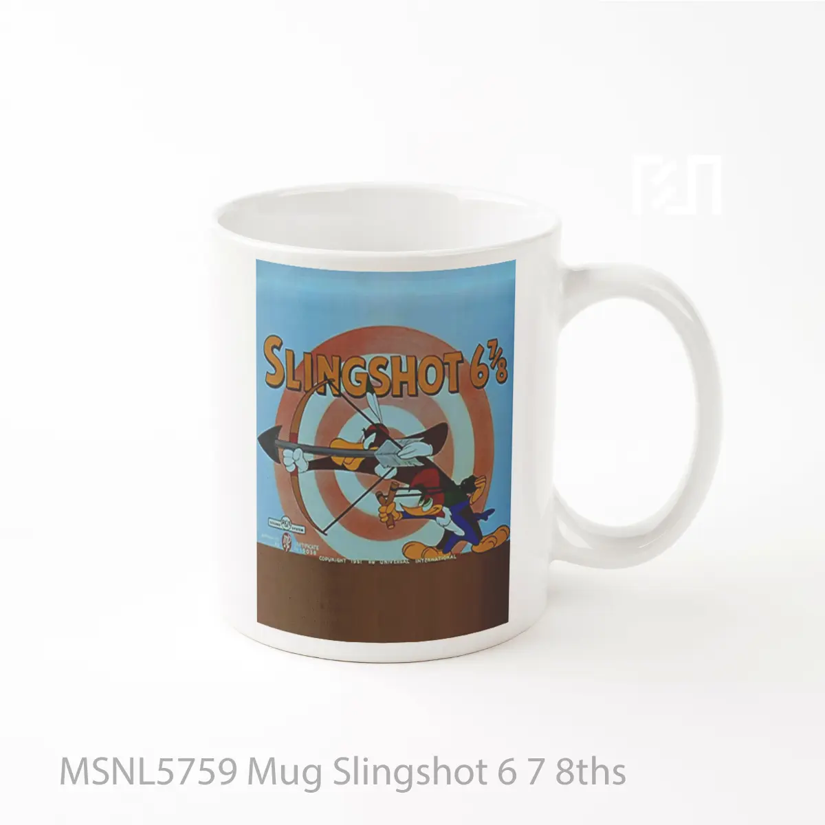 Mug Slingshot 6 7 8ths Gelas Keramik Tema Film MSNL5759