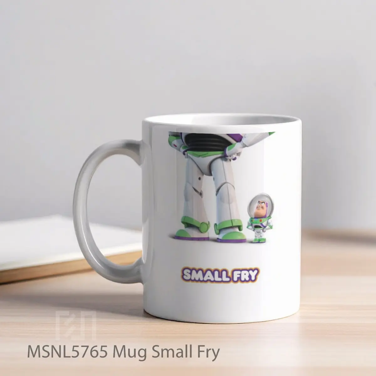 Mug Small Fry Gelas Keramik Tema Film MSNL5765 - Tampak Kiri