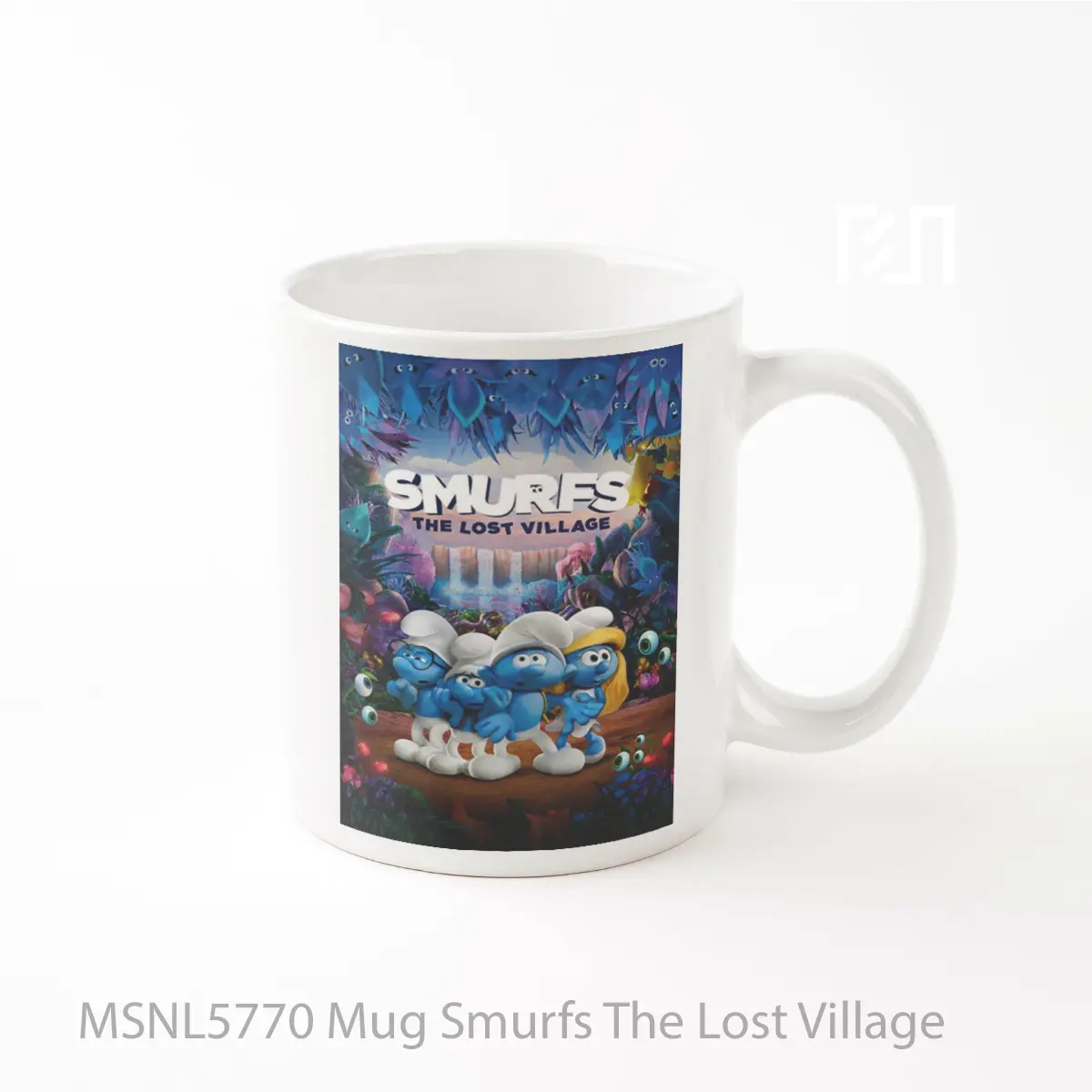 Mug Smurfs The Lost Village Gelas Keramik Tema Film MSNL5770