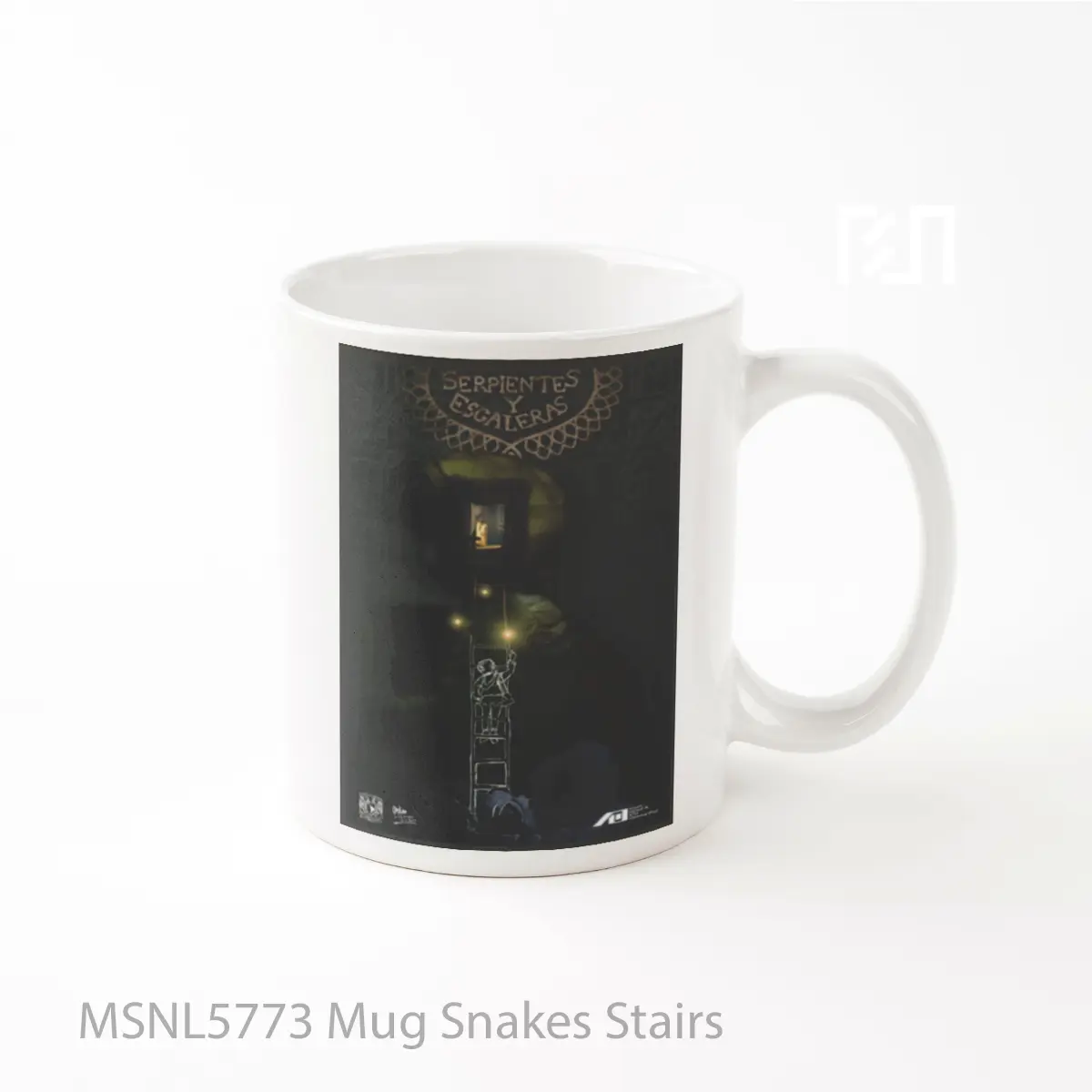 Mug Snakes Stairs Gelas Keramik Tema Film MSNL5773