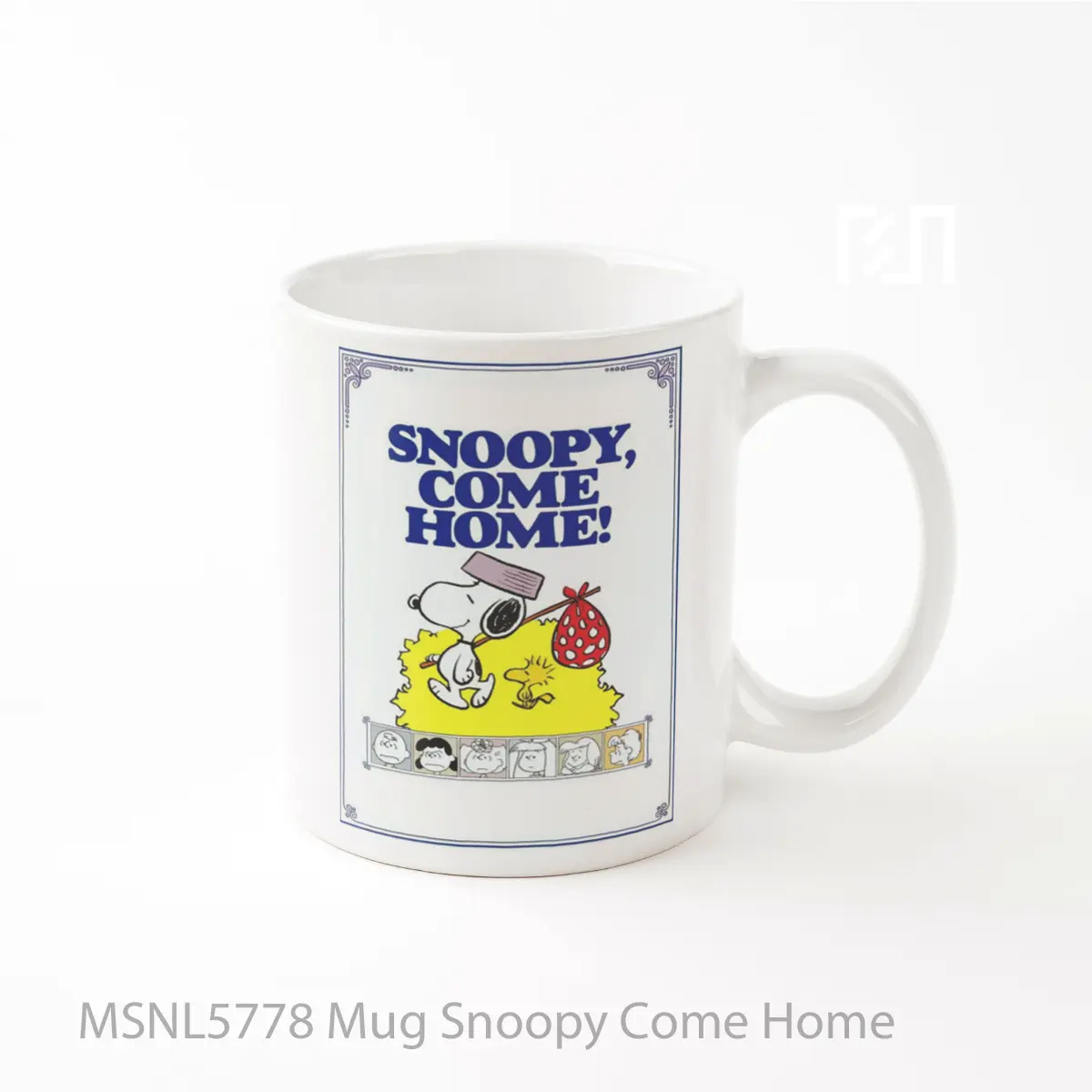 Mug Snoopy Come Home Gelas Keramik Tema Film MSNL5778