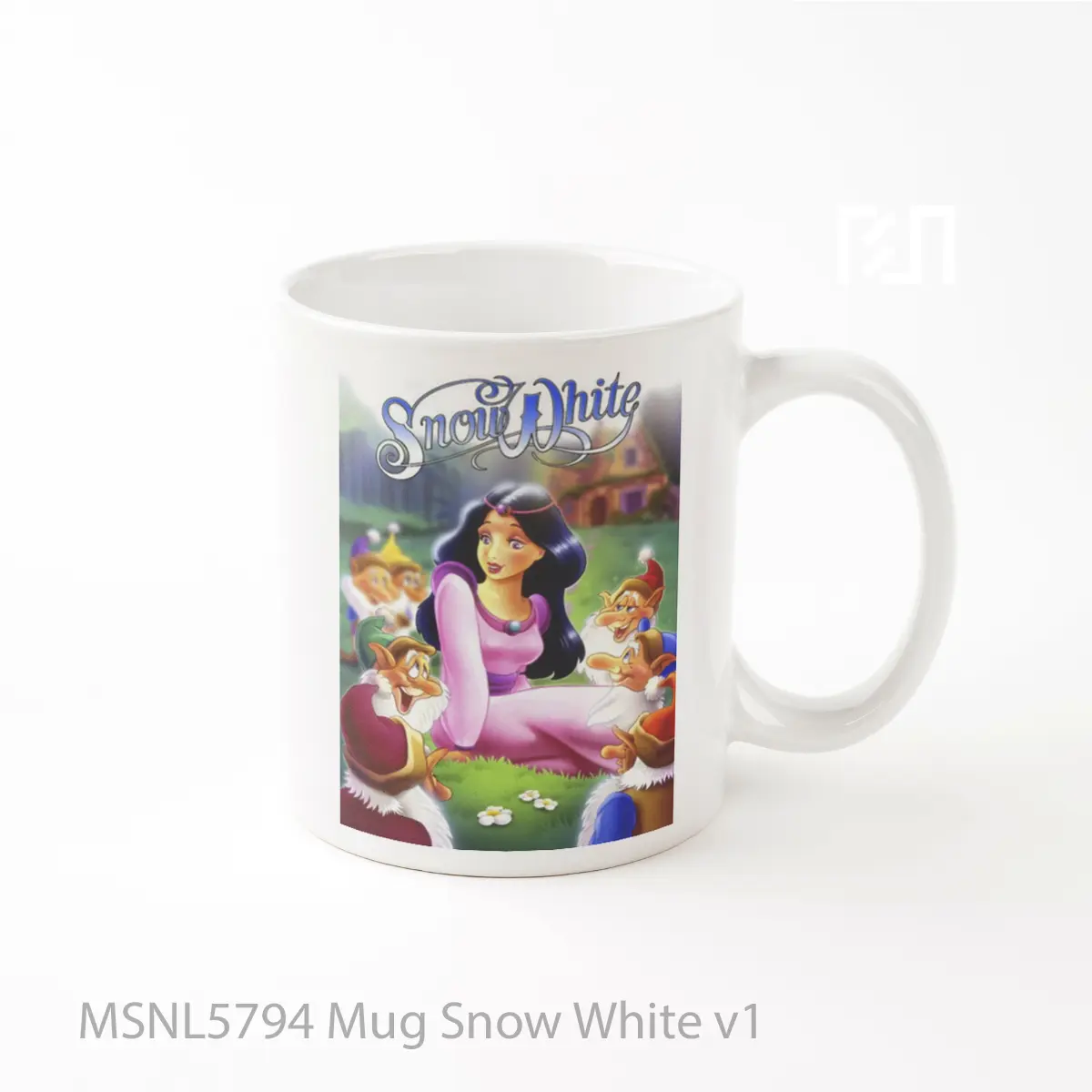Mug Snow White V1 Gelas Keramik Tema Film MSNL5794