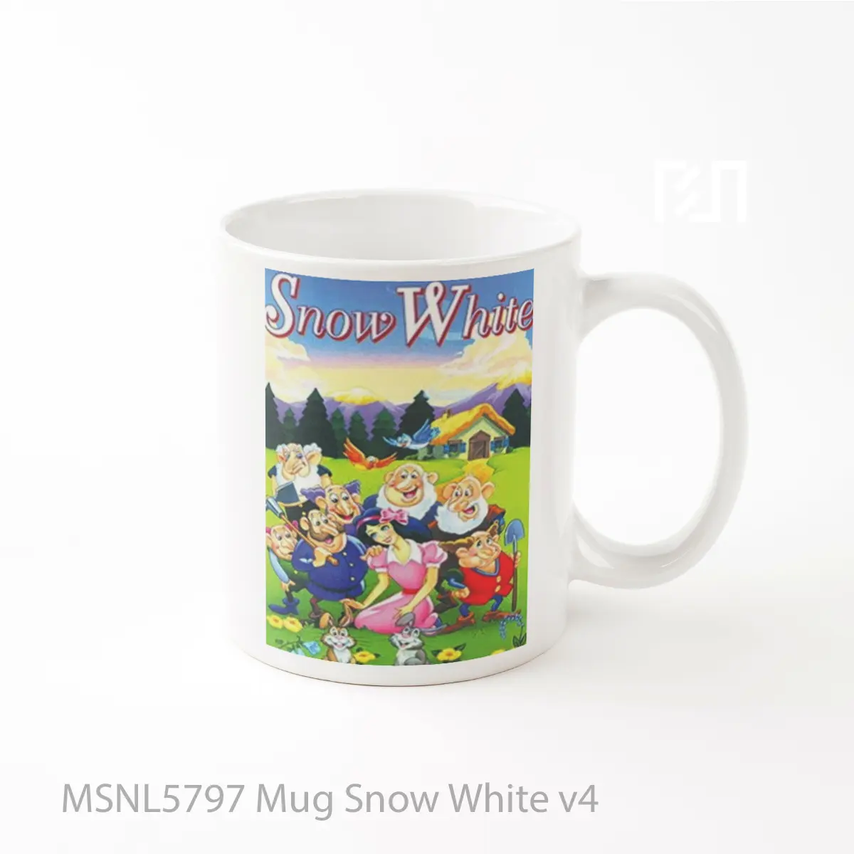 Mug Snow White V4 Gelas Keramik Tema Film MSNL5797