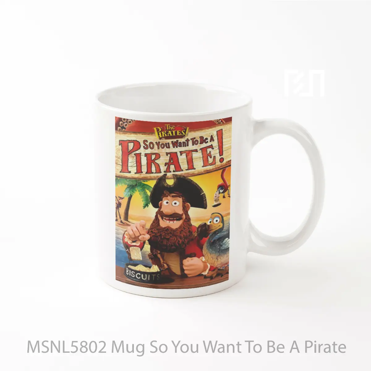 Mug So You Want To Be A Pirate Gelas Keramik Tema Film MSNL5802