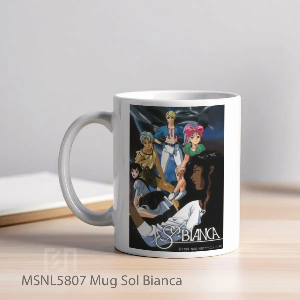 Mug Sol Bianca Gelas Keramik Tema Film MSNL5807 - Tampak Kiri