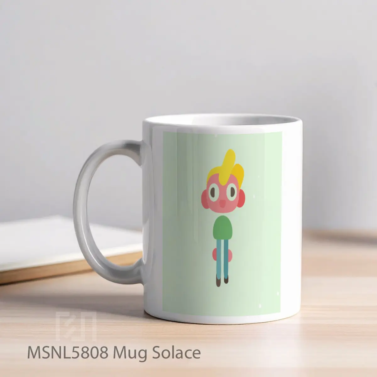 Mug Solace Gelas Keramik Tema Film MSNL5808 - Tampak Kiri
