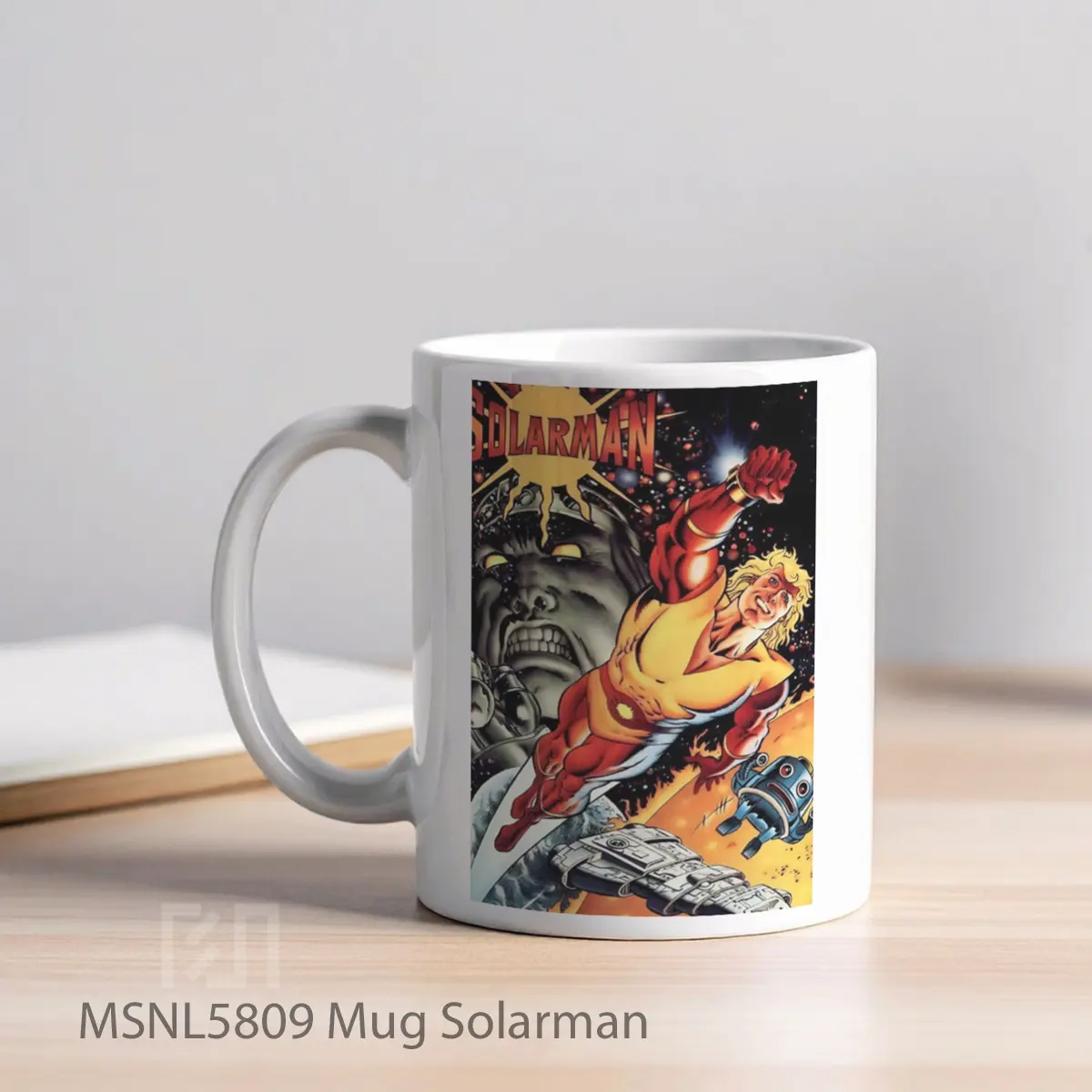 Mug Solarman Gelas Keramik Tema Film MSNL5809 - Tampak Kiri