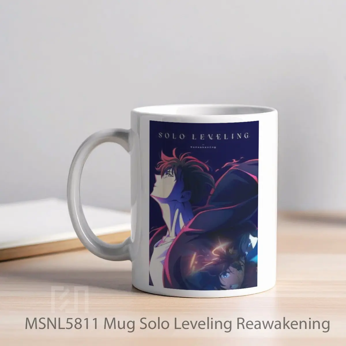 Mug Solo Leveling Reawakening Gelas Keramik Tema Film MSNL5811 - Tampak Kiri