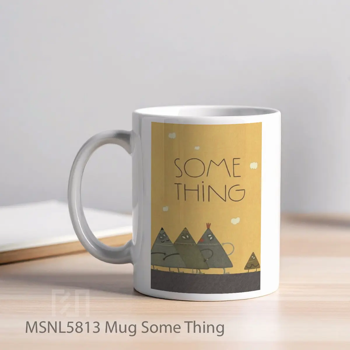 Mug Some Thing Gelas Keramik Tema Film MSNL5813 - Tampak Kiri