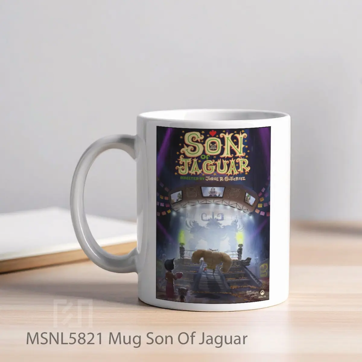 Mug Son Of Jaguar Gelas Keramik Tema Film MSNL5821 - Tampak Kiri