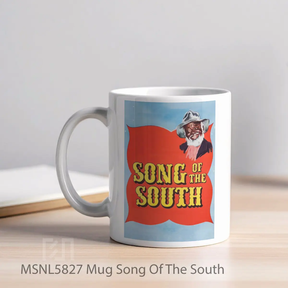 Mug Song Of The South Gelas Keramik Tema Film MSNL5827 - Tampak Kiri
