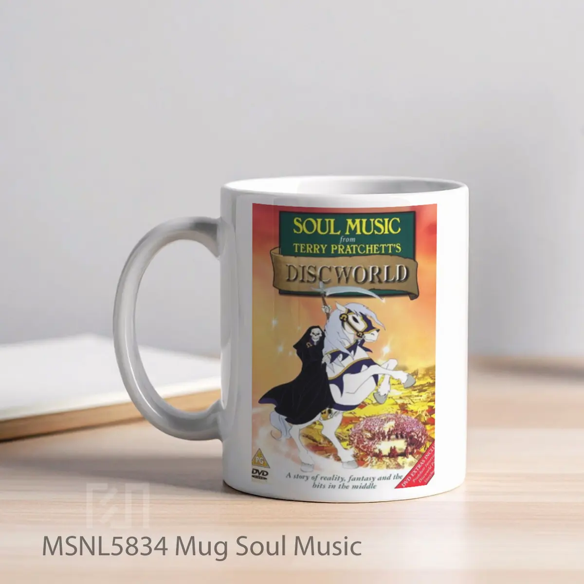 Mug Soul Music Gelas Keramik Tema Film MSNL5834 - Tampak Kiri