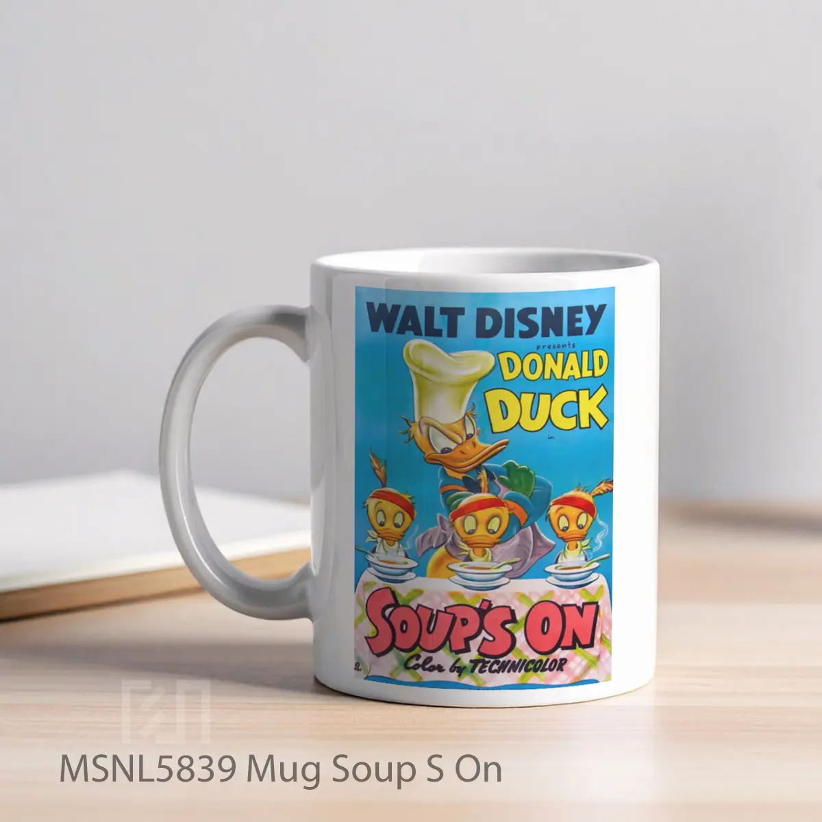 Mug Soup S On Gelas Keramik Tema Film MSNL5839 - Tampak Kiri