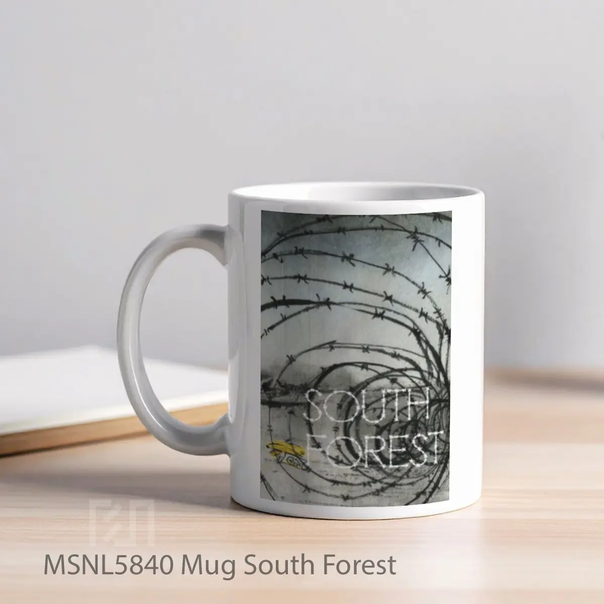 Mug South Forest Gelas Keramik Tema Film MSNL5840 - Tampak Kiri