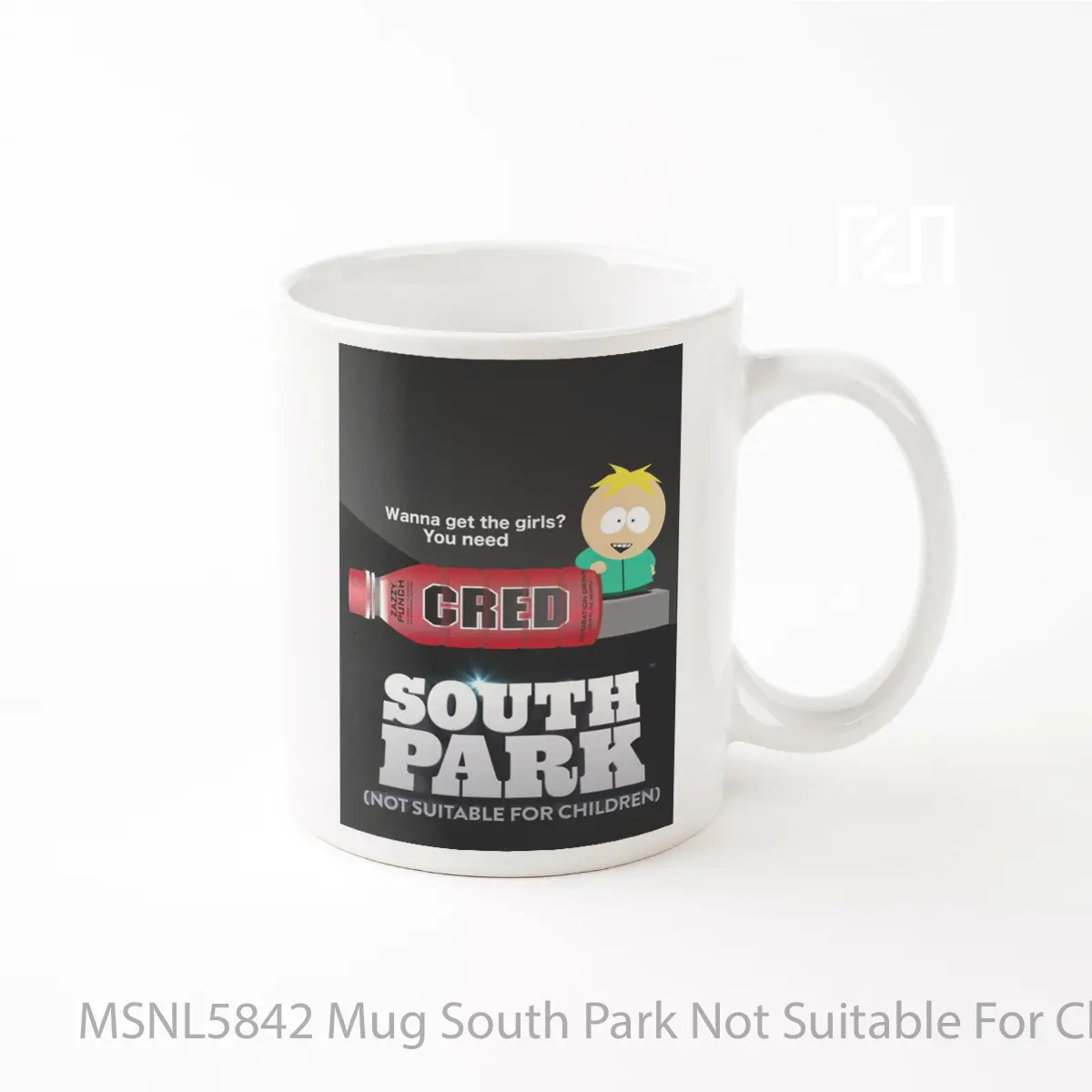 Mug South Park Not Suitable For Children Gelas Keramik Tema Film MSNL5842