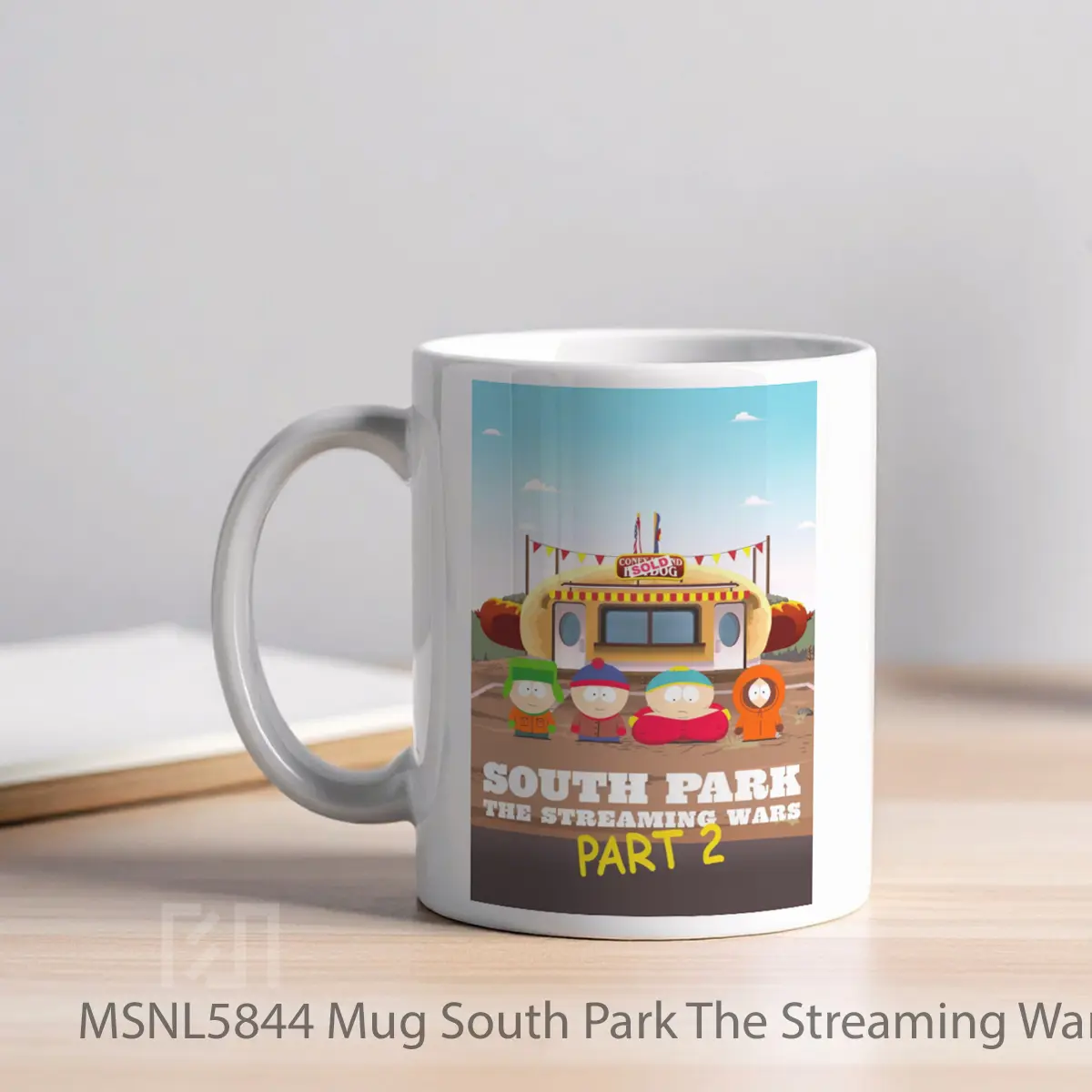 Mug South Park The Streaming Wars Part 2 Gelas Keramik Tema Film MSNL5844 - Tampak Kiri