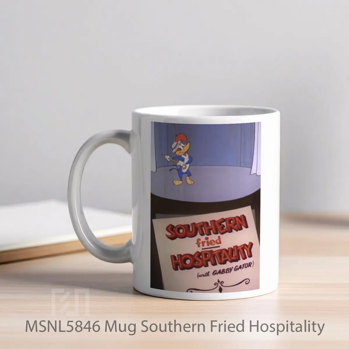 Mug Southern Fried Hospitality Gelas Keramik Tema Film MSNL5846 - Tampak Kiri