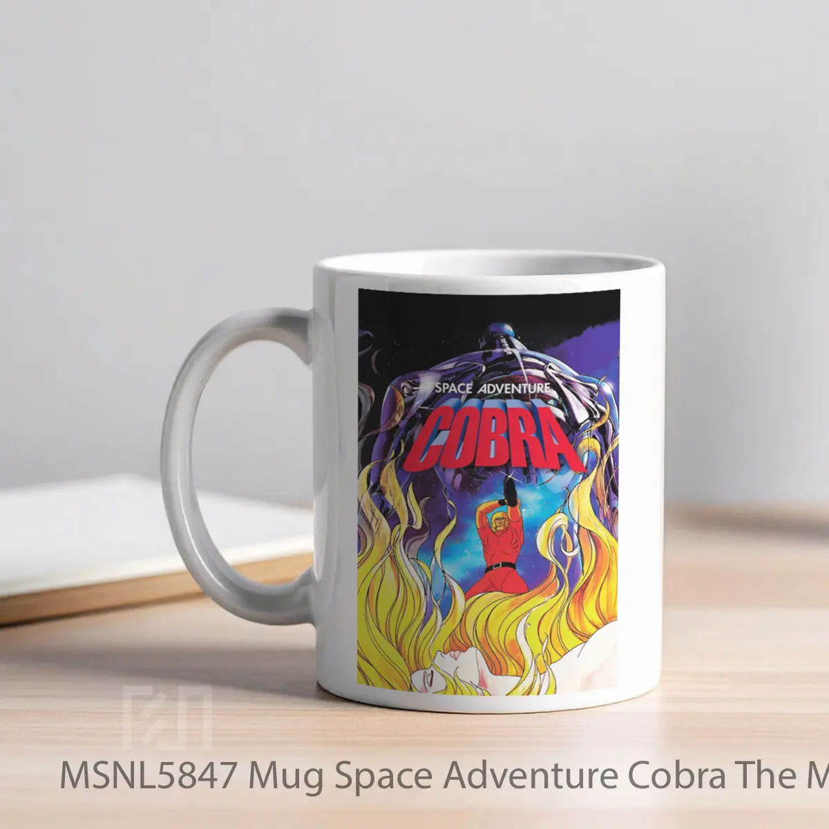 Mug Space Adventure Cobra The Movie Gelas Keramik Tema Film MSNL5847 - Tampak Kiri