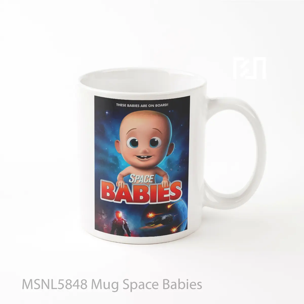 Mug Space Babies Gelas Keramik Tema Film MSNL5848