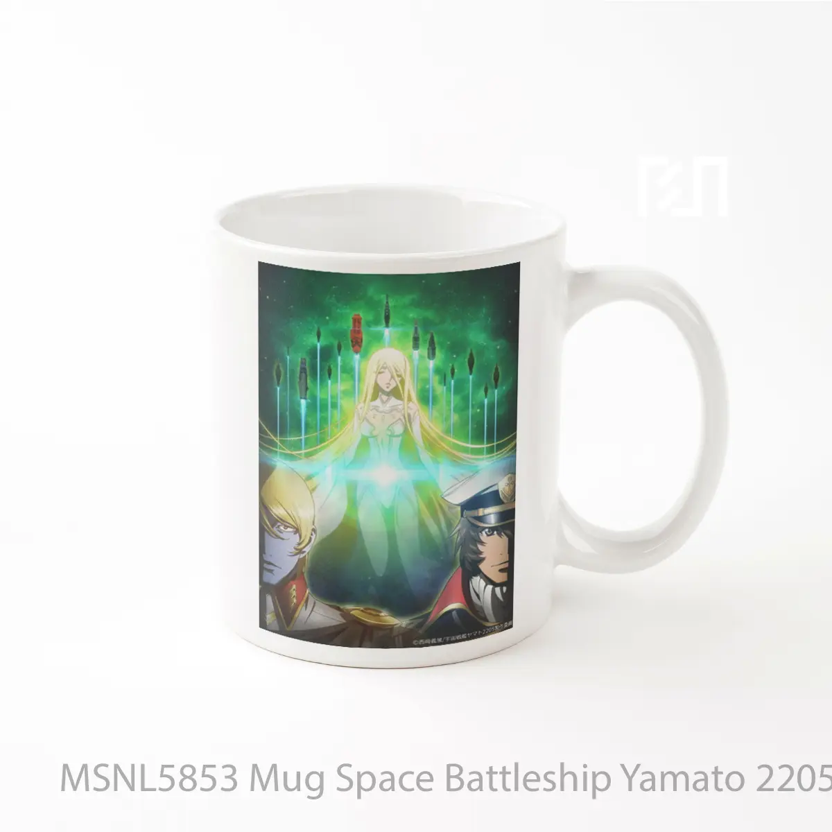 Mug Space Battleship Yamato 2205 A New Journey Gelas Keramik Tema Film MSNL5853