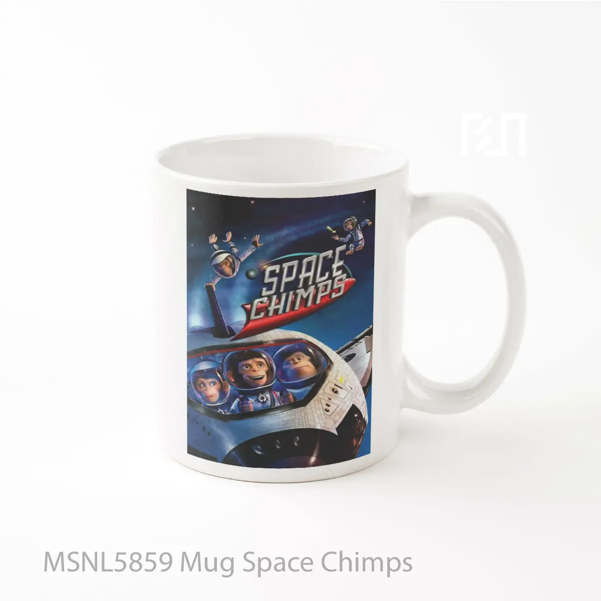Mug Space Chimps Gelas Keramik Tema Film MSNL5859