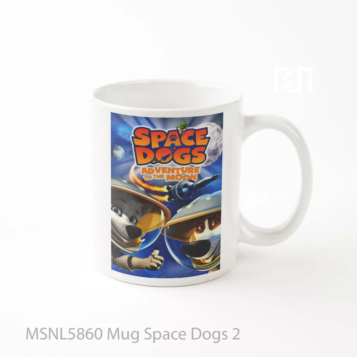 Mug Space Dogs 2 Gelas Keramik Tema Film MSNL5860