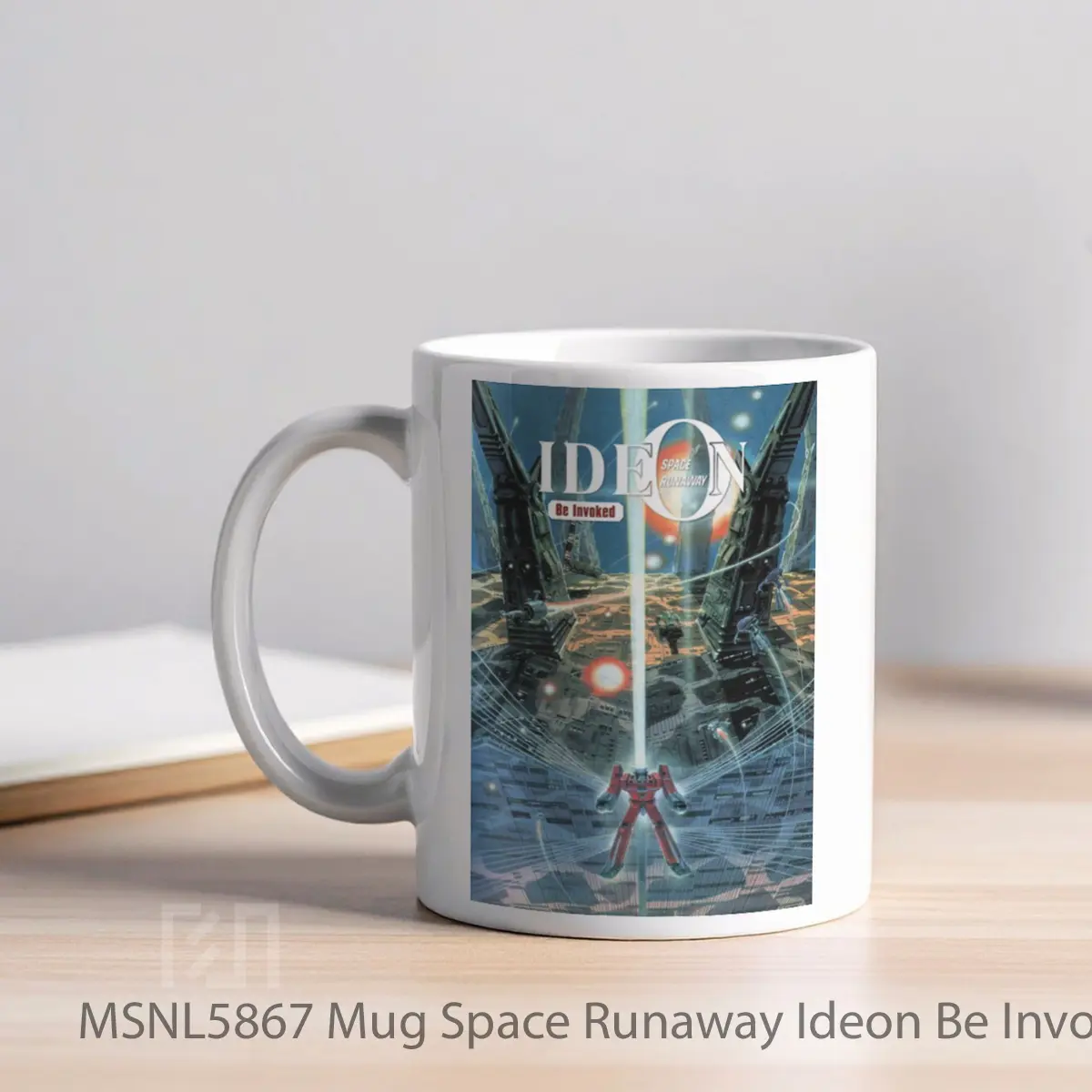 Mug Space Runaway Ideon Be Invoked Gelas Keramik Tema Film MSNL5867 - Tampak Kiri