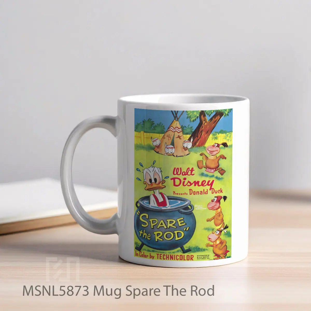 Mug Spare The Rod Gelas Keramik Tema Film MSNL5873 - Tampak Kiri