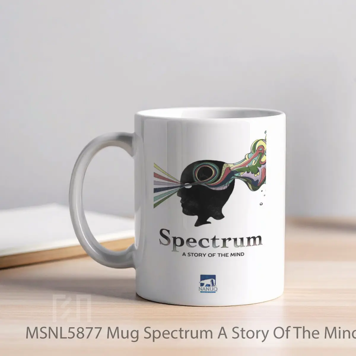 Mug Spectrum A Story Of The Mind Gelas Keramik Tema Film MSNL5877 - Tampak Kiri