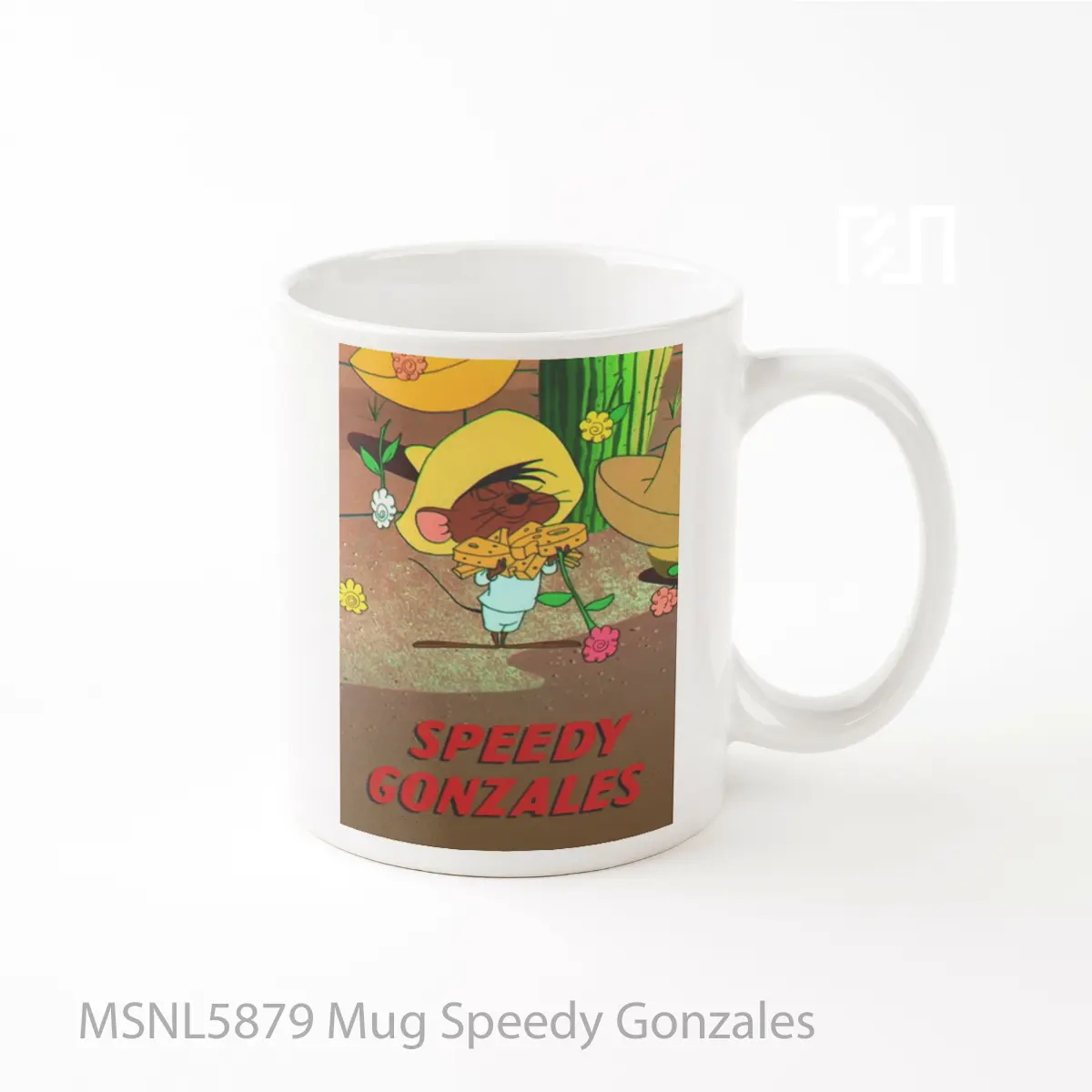 Mug Speedy Gonzales Gelas Keramik Tema Film MSNL5879
