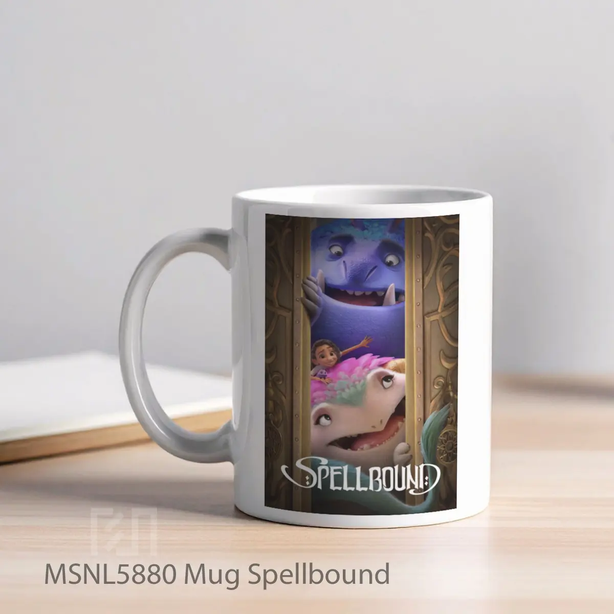 Mug Spellbound Gelas Keramik Tema Film MSNL5880 - Tampak Kiri