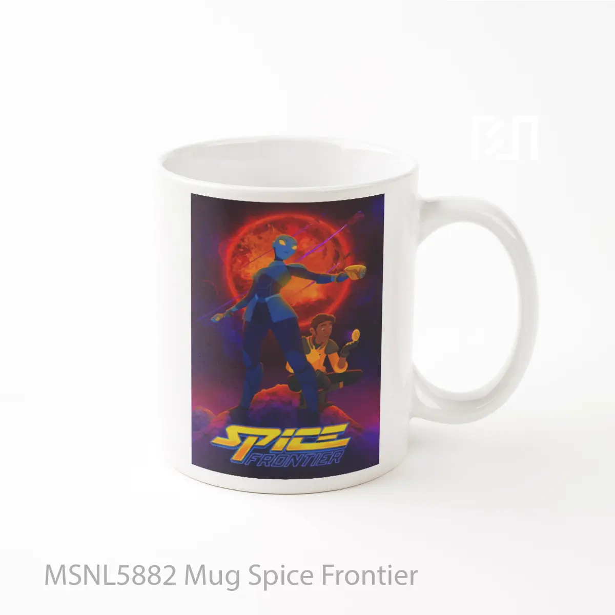 Mug Spice Frontier Gelas Keramik Tema Film MSNL5882