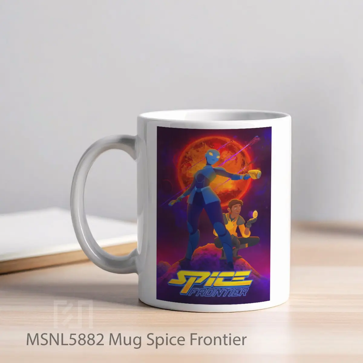 Mug Spice Frontier Gelas Keramik Tema Film MSNL5882 - Tampak Kiri