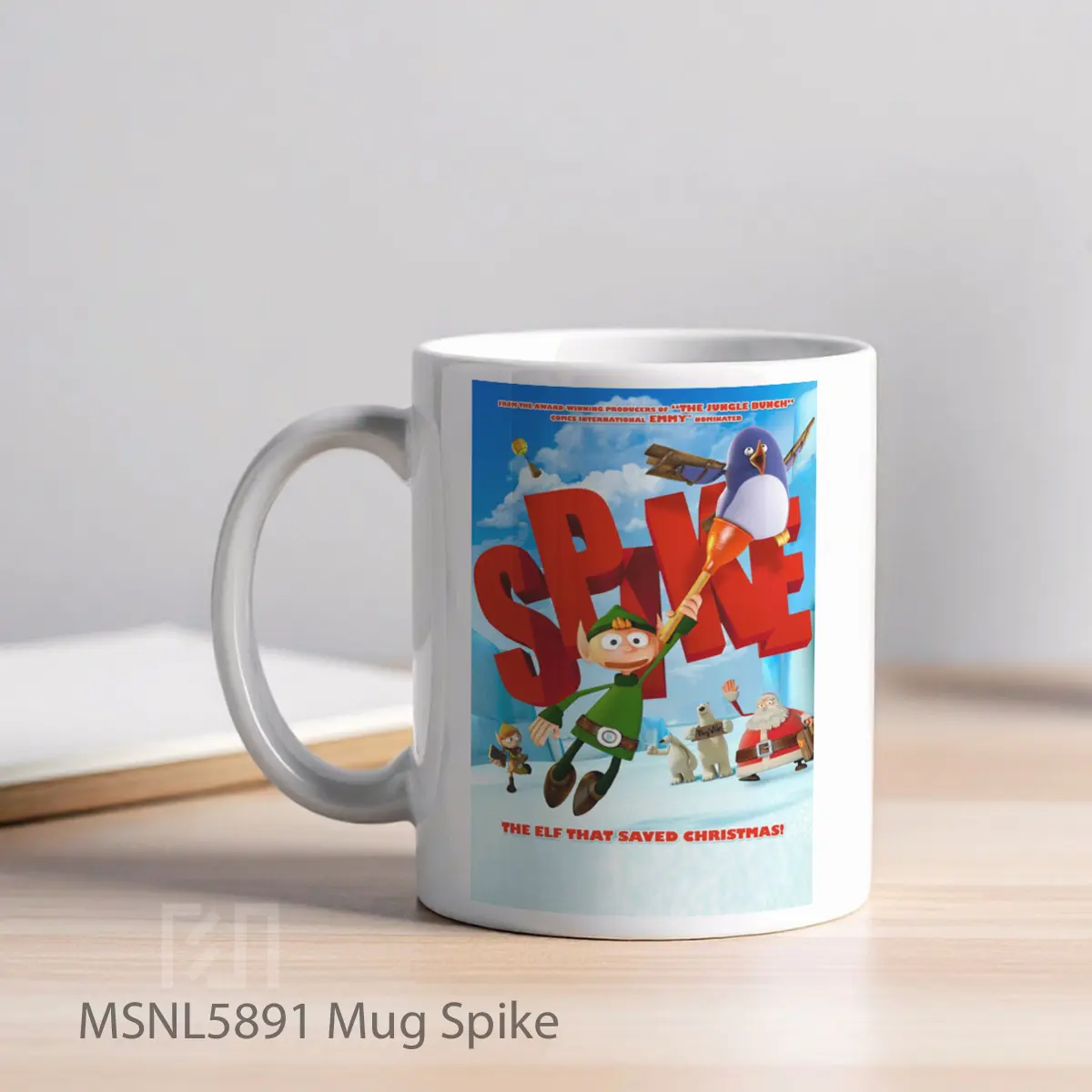 Mug Spike Gelas Keramik Tema Film MSNL5891 - Tampak Kiri